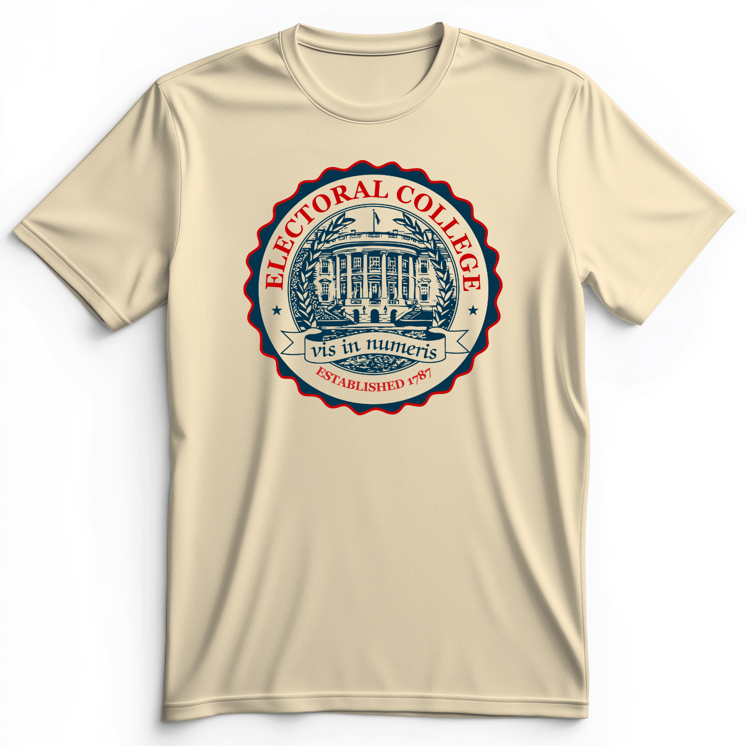 Electoral College Premium Tee Natural / S