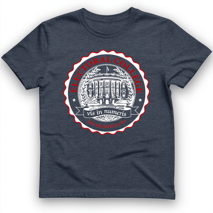 Electoral College T-Shirt Heather Navy / S