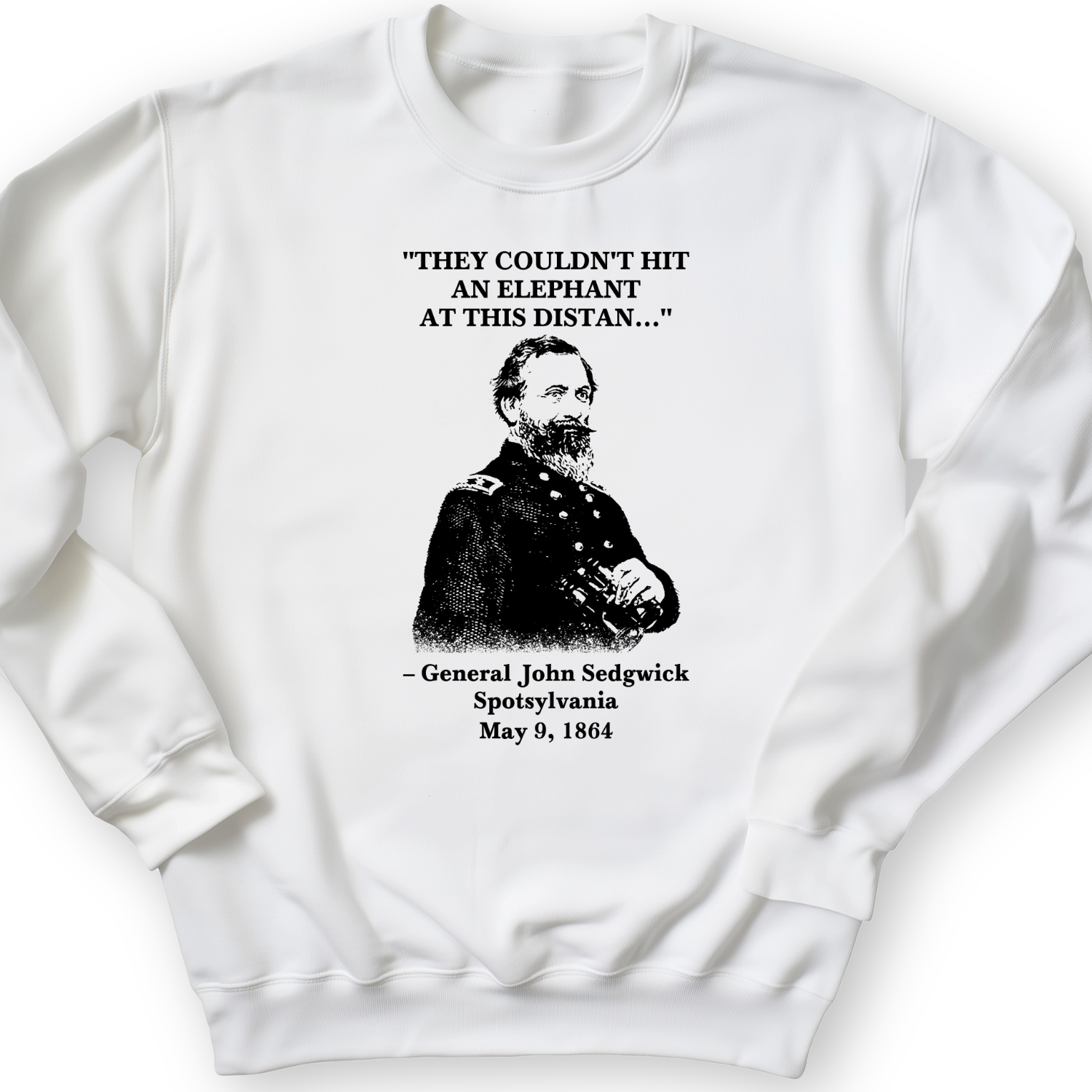 Elephant Crewneck White / S