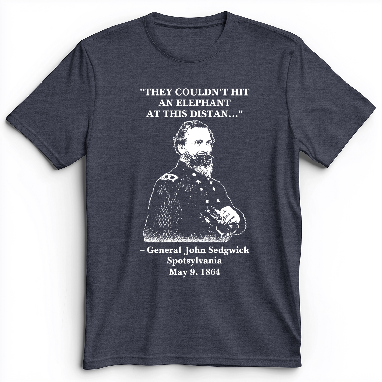 Elephant Premium Tee Heather Navy / S