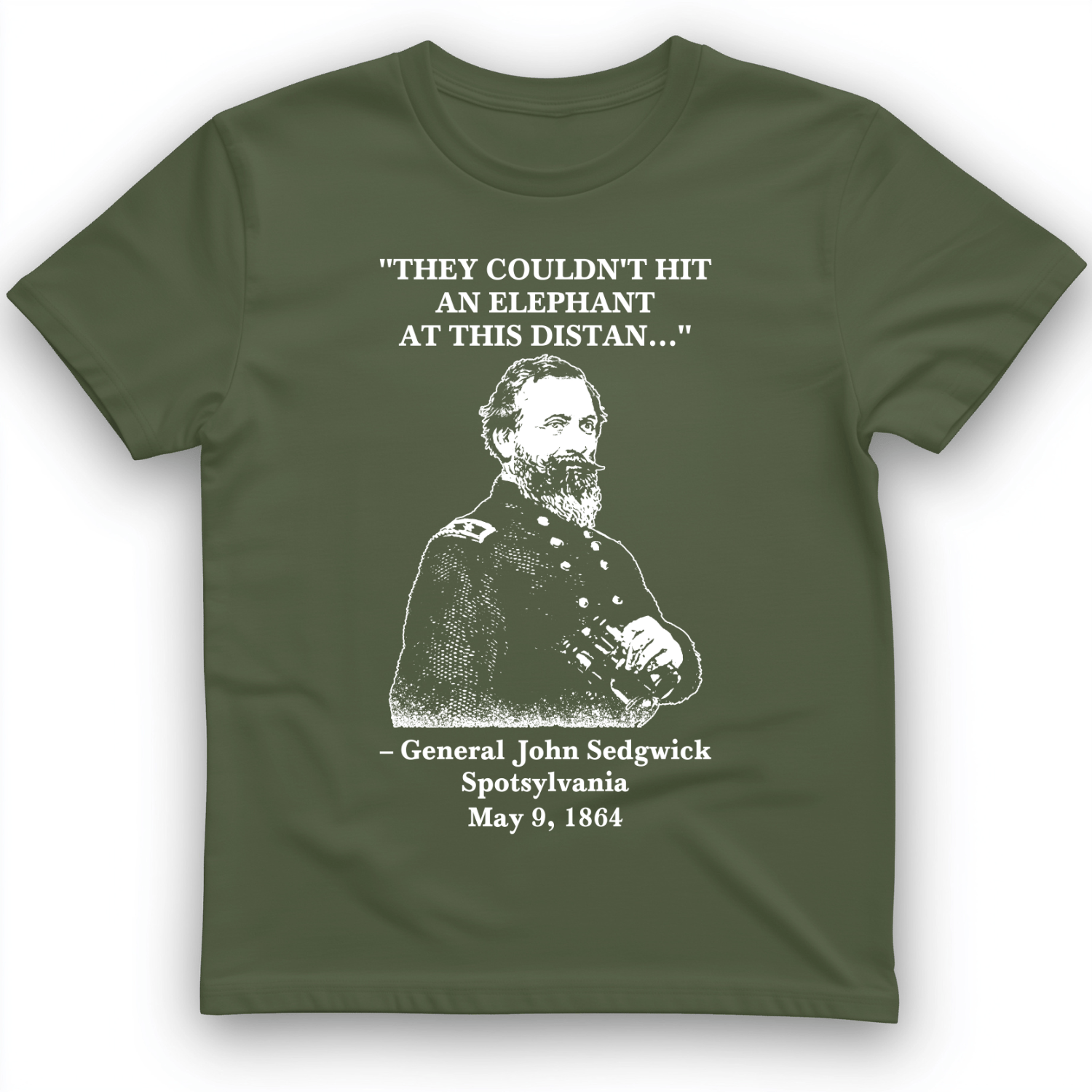 Elephant T-Shirt Military Green / S