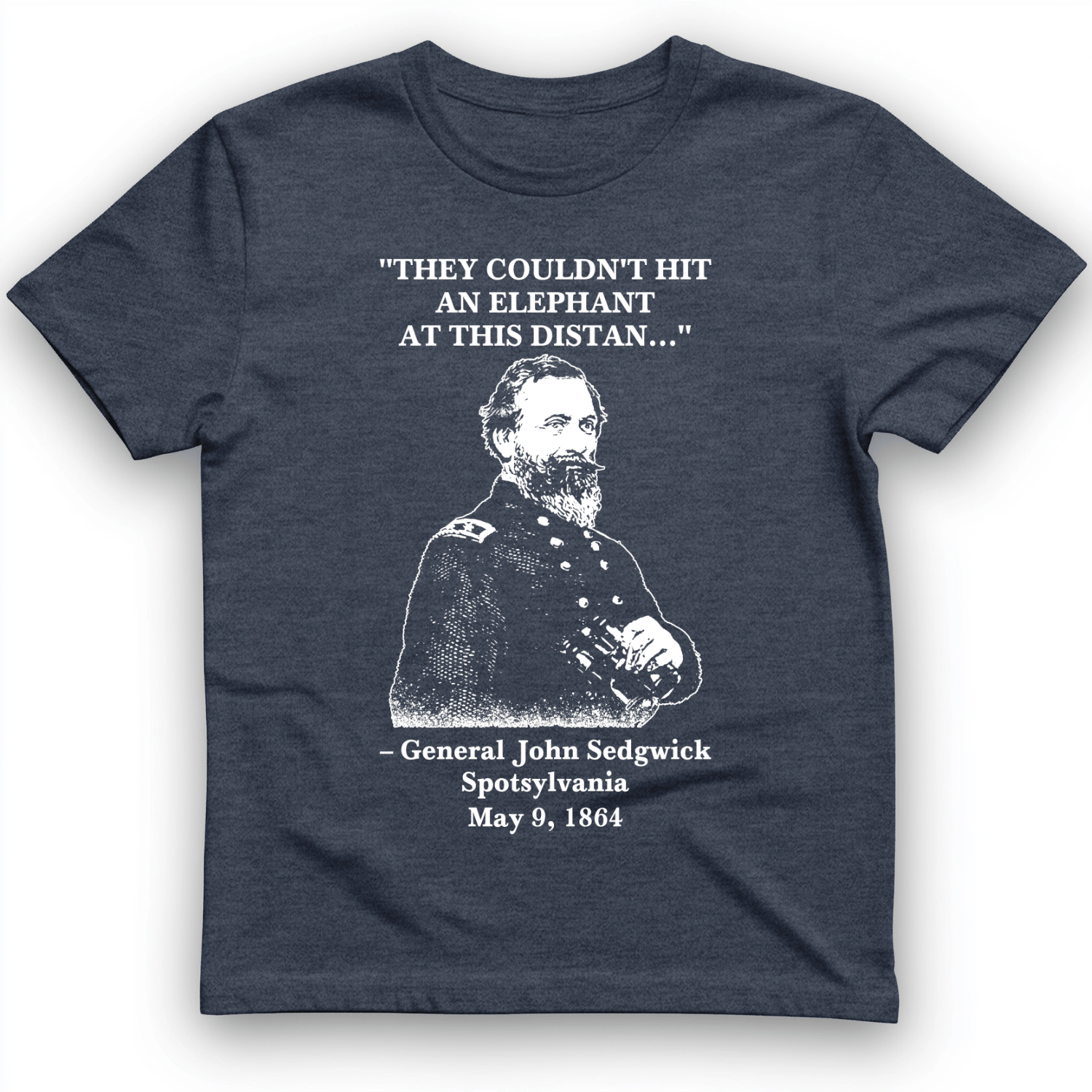 Elephant T-Shirt Heather Navy / S