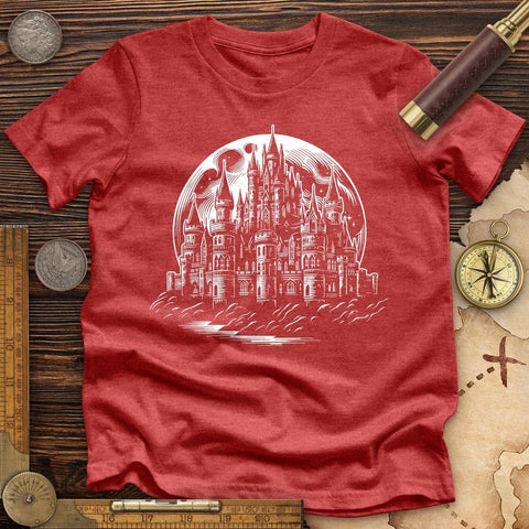 Enchanted Castle High Quality Tee Heather Red / S