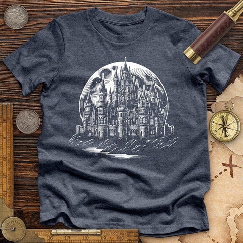 Enchanted Castle High Quality Tee Heather Navy / S