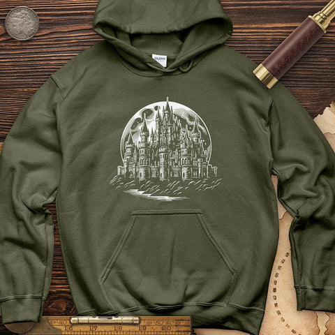 Enchanted Castle Hoodie Military Green / S