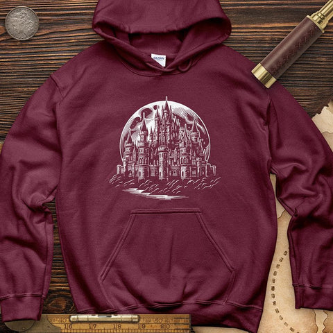 Enchanted Castle Hoodie Maroon / S