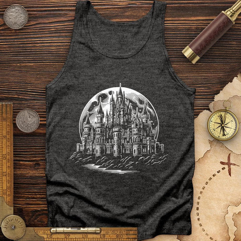 Enchanted Castle Tank Charcoal Black TriBlend / XS