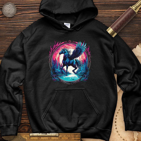 Enchanted Pegasus Hoodie Black / S