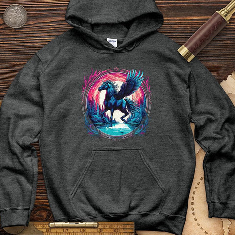 Enchanted Pegasus Hoodie Dark Heather / S