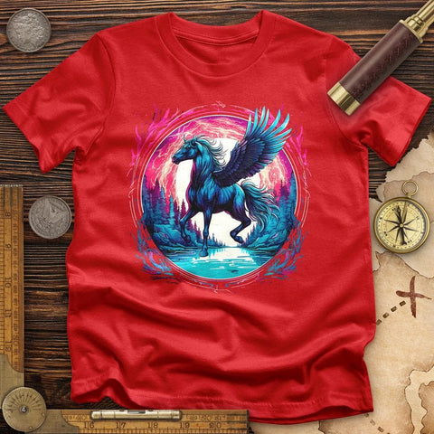 Enchanted Pegasus T-Shirt Red / S