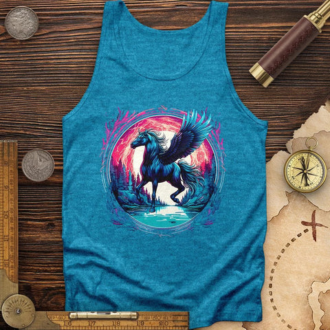 Enchanted Pegasus Tank Aqua TriBlend / XS