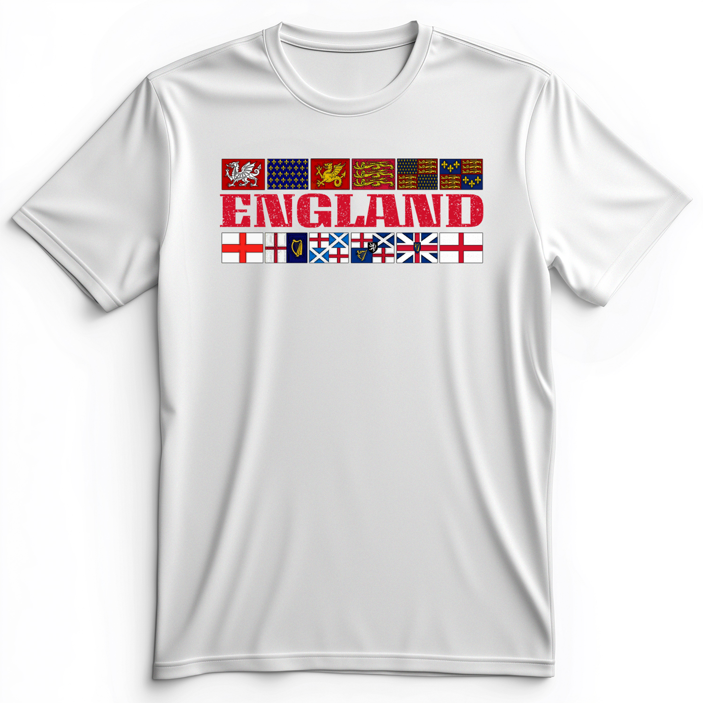 English Flags 2 Premium Tee White / S