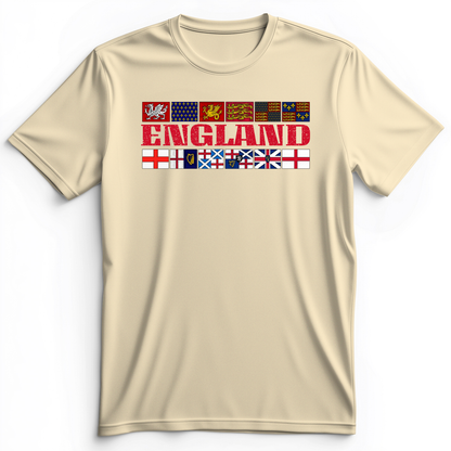 English Flags 2 Premium Tee Natural / S