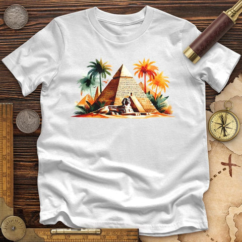 Enigmatic Egyptian Pyramid High Quality Tee