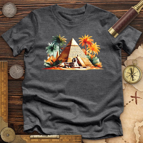 Enigmatic Egyptian Pyramid High Quality Tee