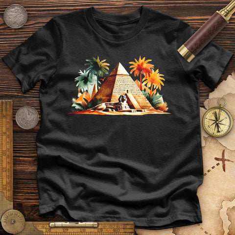 Enigmatic Egyptian Pyramid High Quality Tee