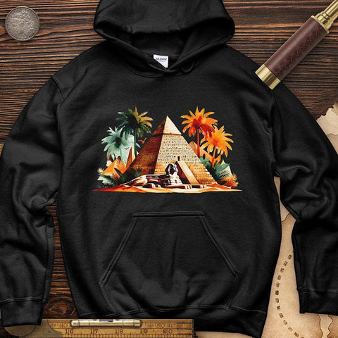 Enigmatic Egyptian Pyramid Hoodie Black / S