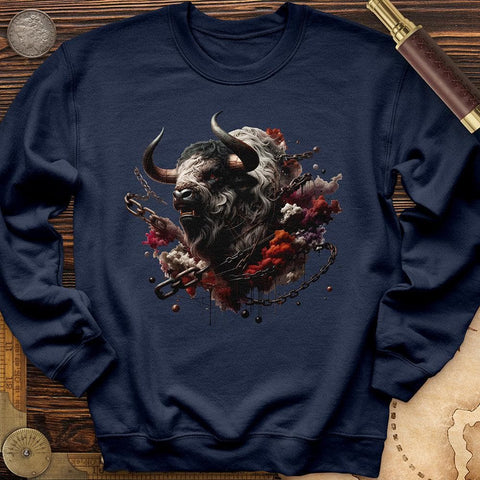 Enraged Minotaur Crewneck Navy / S