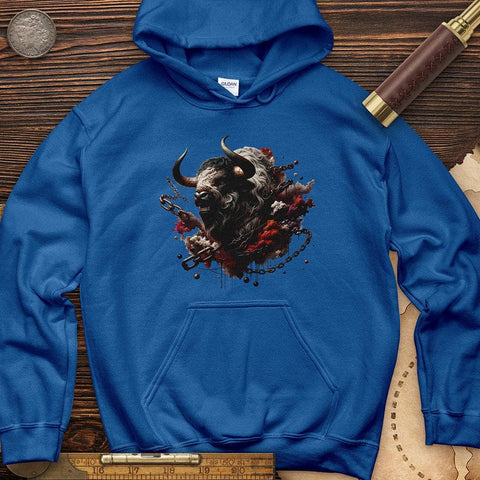 Enraged Minotaur Hoodie Royal / S