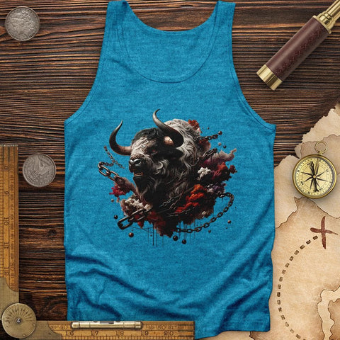 Enraged Minotaur Tank Aqua TriBlend / XS