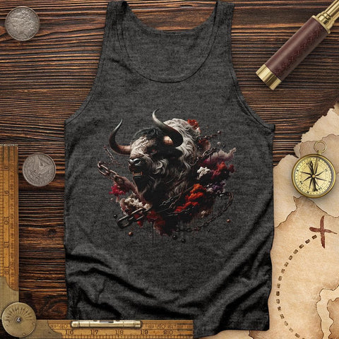 Enraged Minotaur Tank Charcoal Black TriBlend / XS