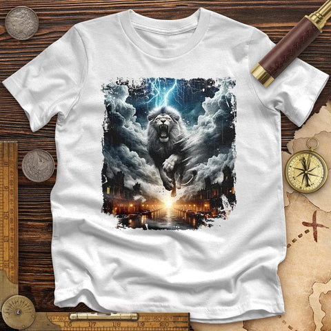 Epic Lion High Quality Tee White / S