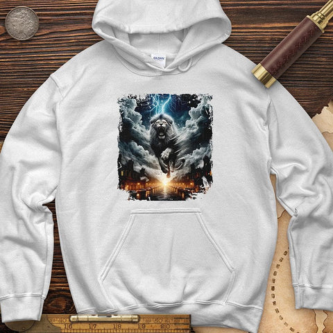 Epic Lion Hoodie White / S