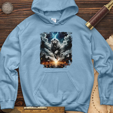 Epic Lion Hoodie Light Blue / S