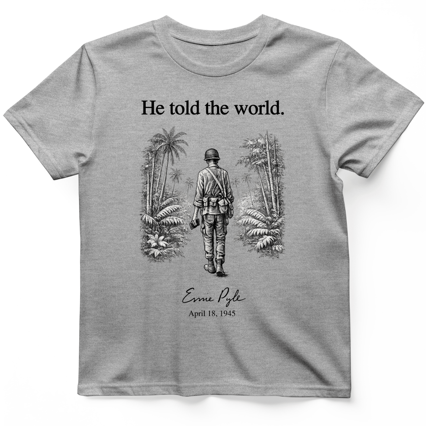 Ernie Pyle T-Shirt Sport Grey / S
