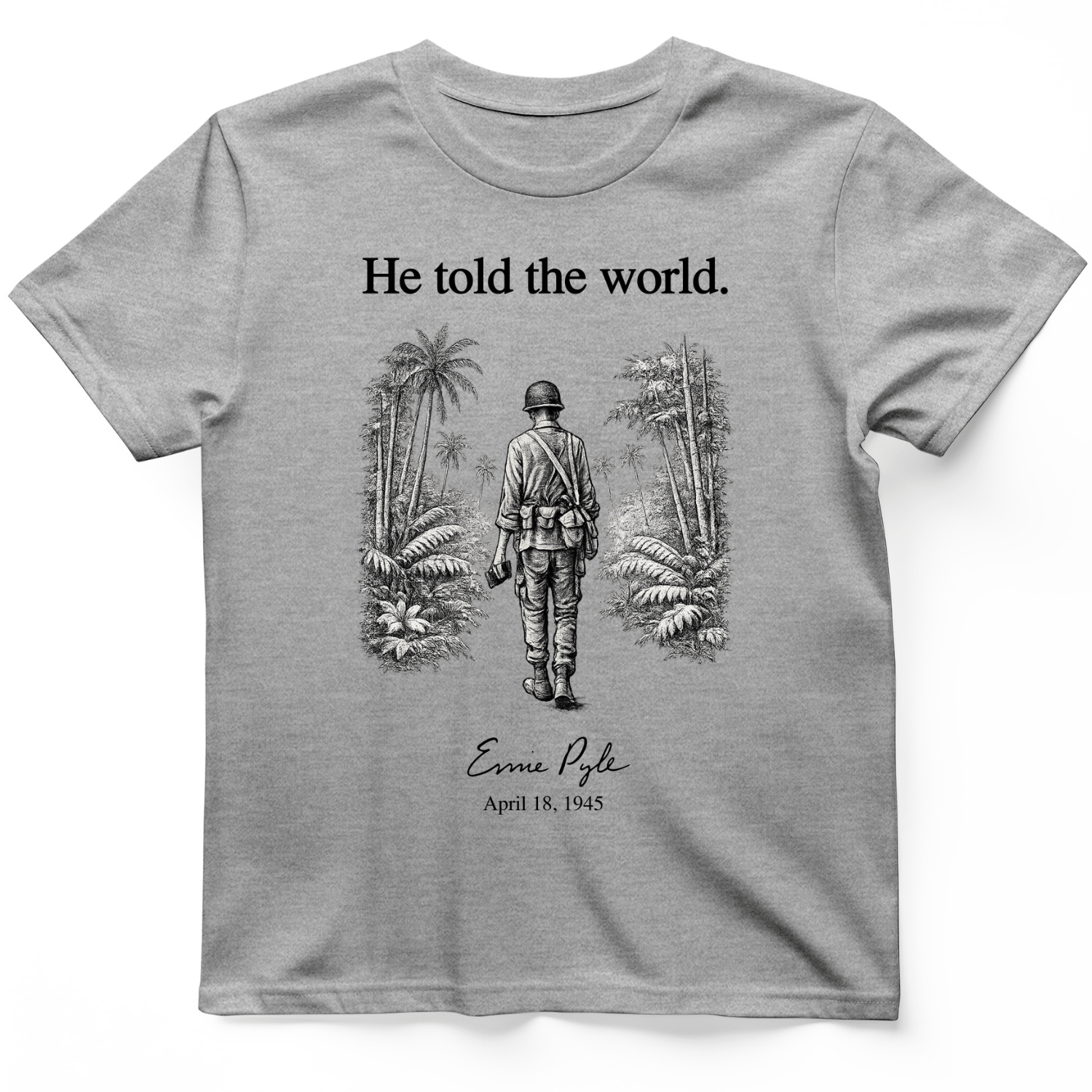 Ernie Pyle T-Shirt Sport Grey / S