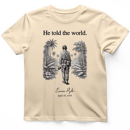 Ernie Pyle T-Shirt Natural / S