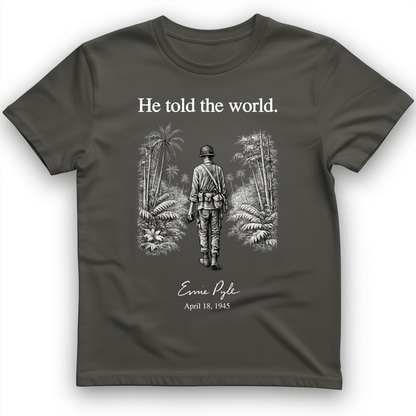 Ernie Pyle T-Shirt Charcoal / S