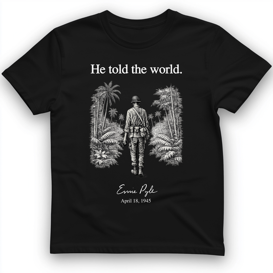 Ernie Pyle T-Shirt Black / S