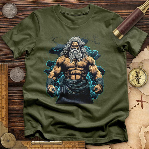 Ethereal Zeus T-Shirt Military Green / S