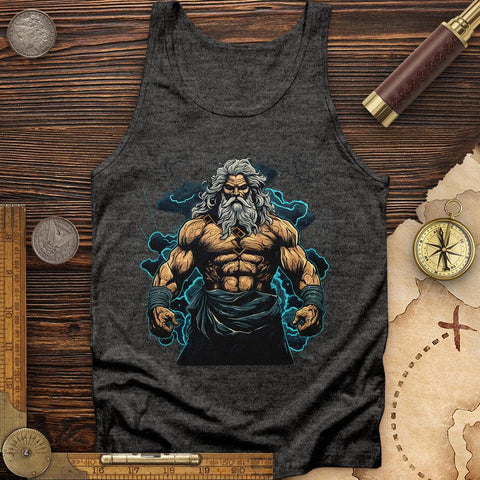 Ethereal Zeus Tank Charcoal Black TriBlend / XS