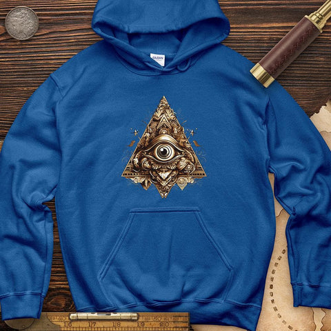 Eye in Triangle Hoodie Royal / S