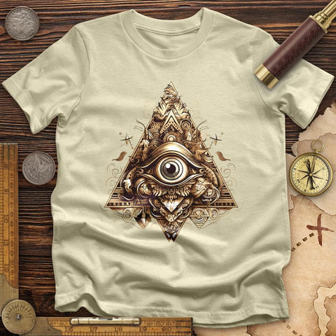 Eye in Triangle T-Shirt Natural / S