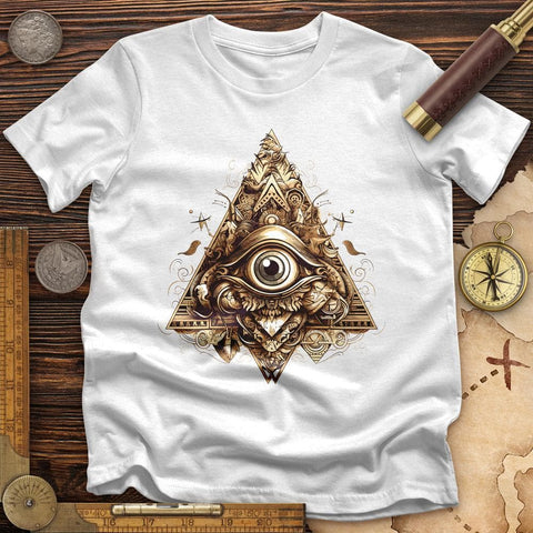 Eye in Triangle T-Shirt White / S