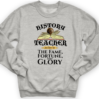 Fame Fortune Glory Crewneck Sport Grey / S