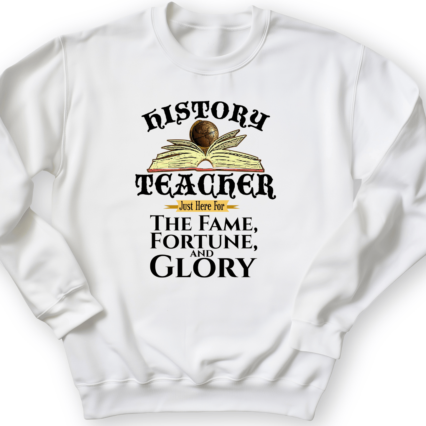 Fame Fortune Glory Crewneck White / S