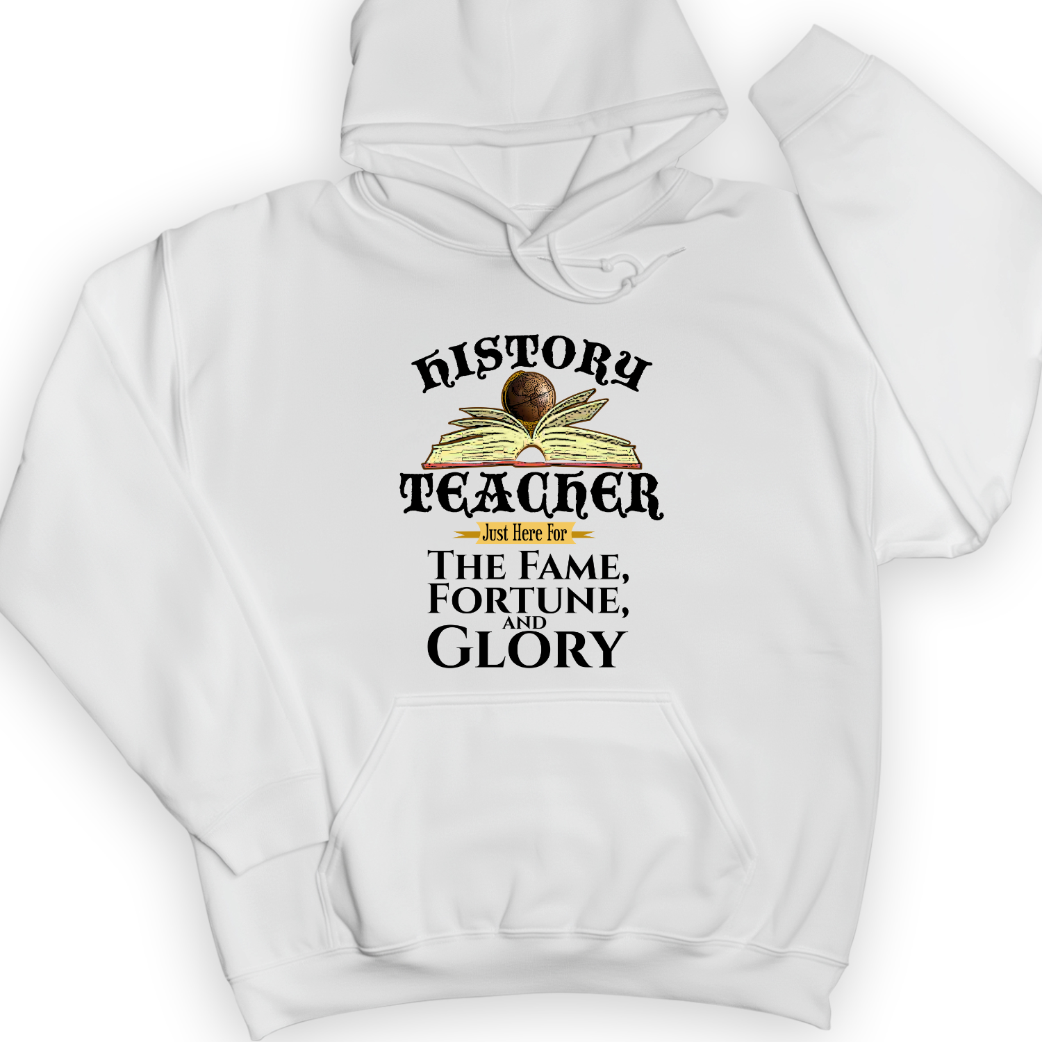 Fame Fortune Glory Hoodie White / S