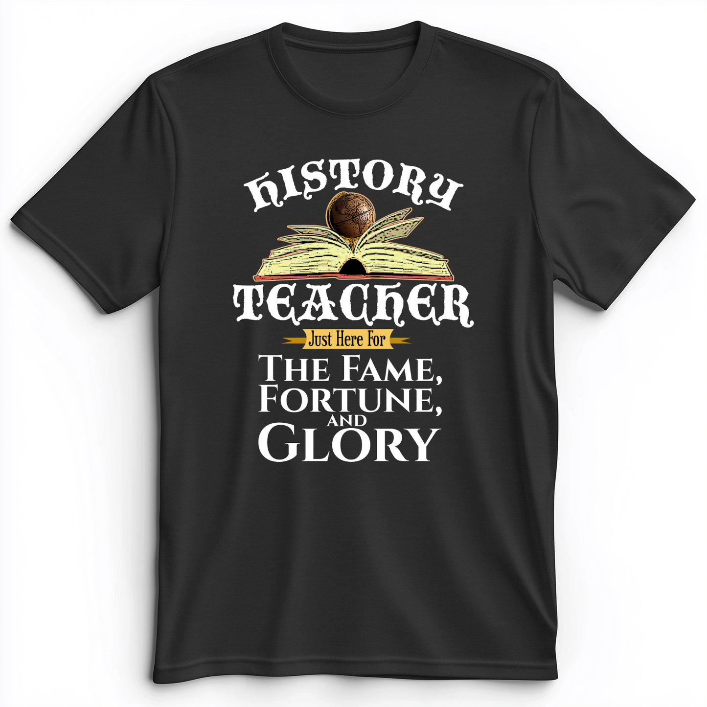 Fame Fortune Glory Premium Tee Dark Grey Heather / S