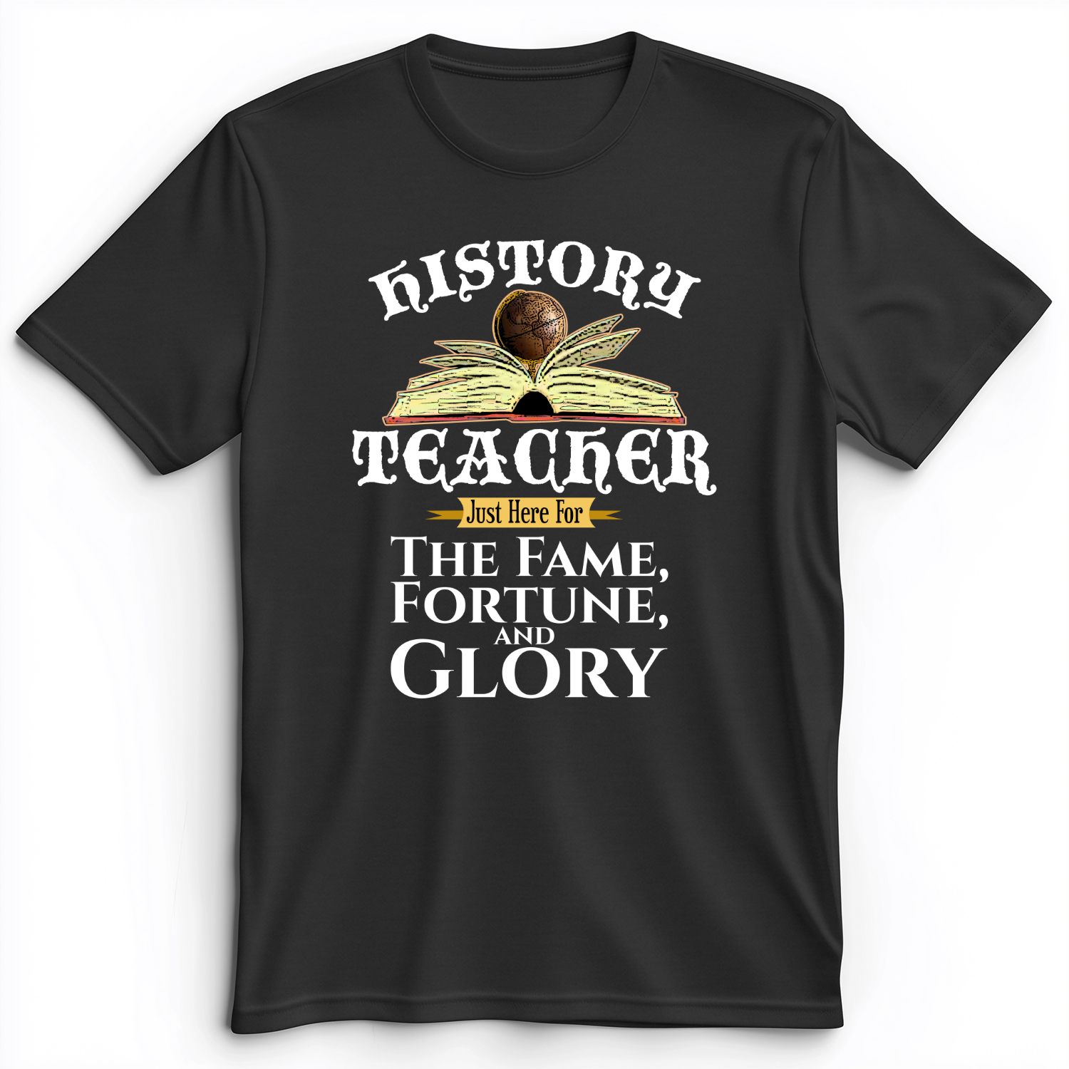 Fame Fortune Glory Premium Tee Dark Grey Heather / S