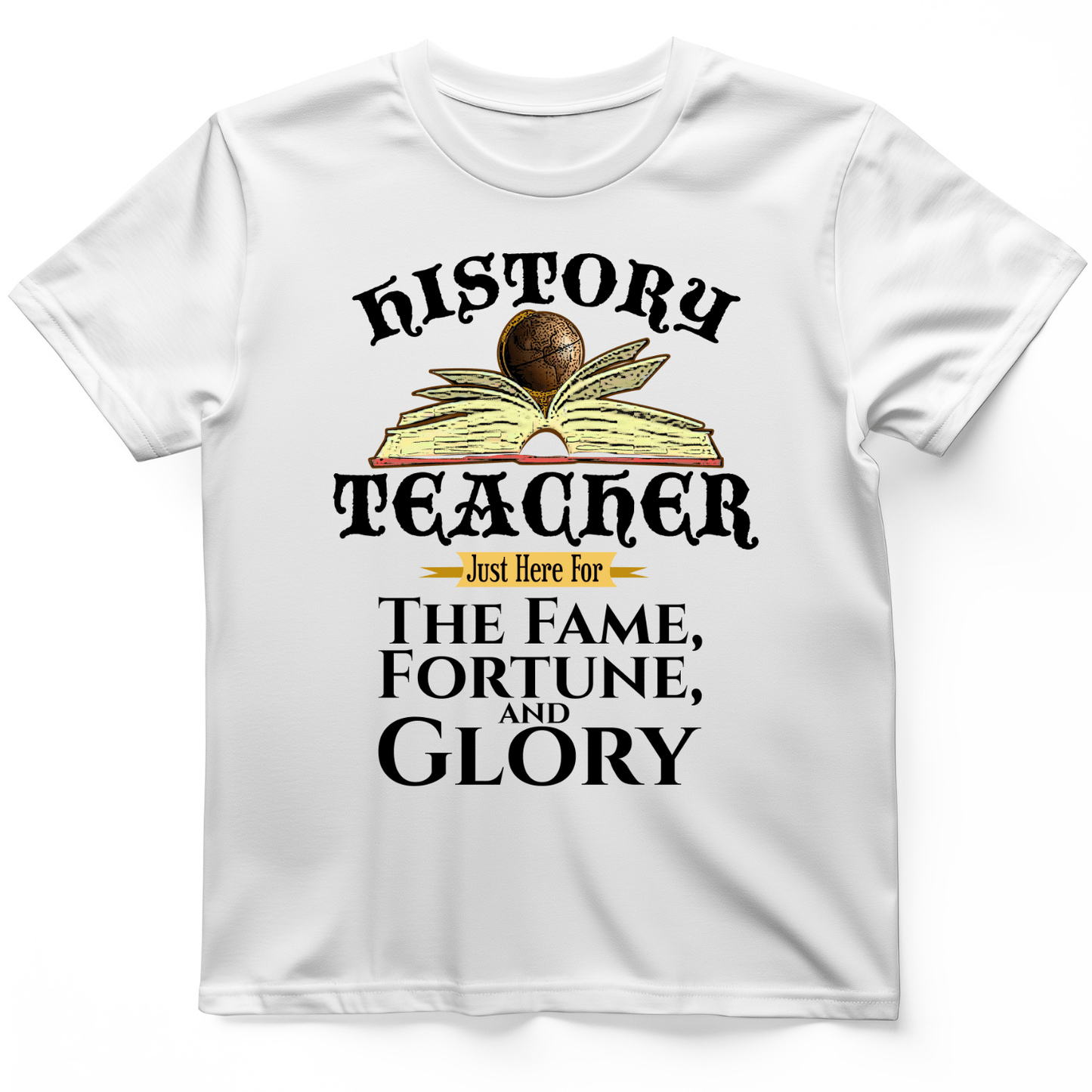 Fame Fortune Glory T-Shirt White / S