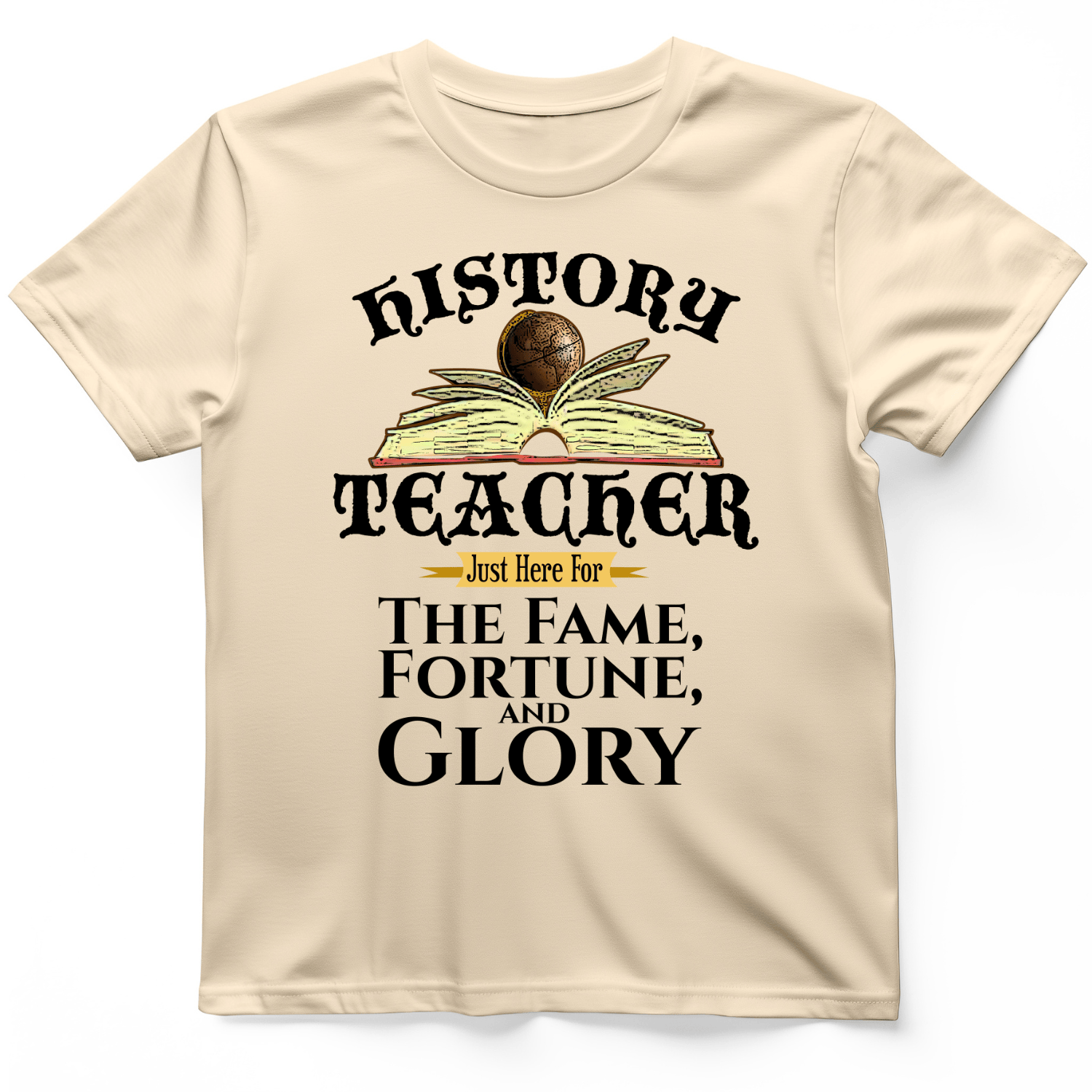 Fame Fortune Glory T-Shirt Natural / S