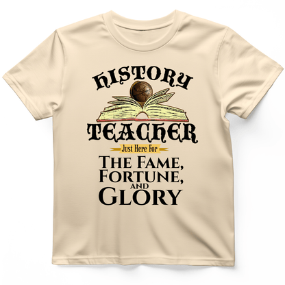 Fame Fortune Glory T-Shirt Natural / S