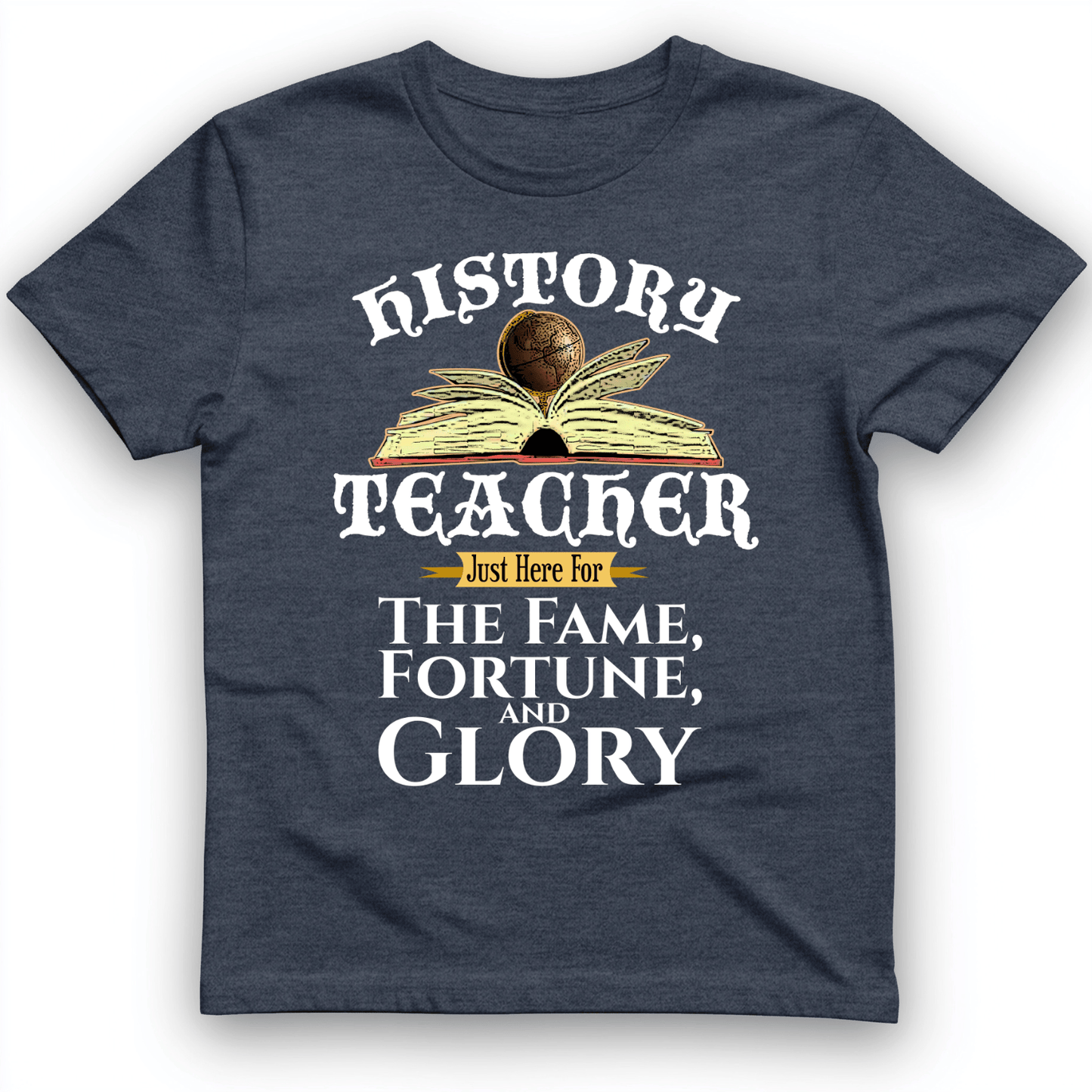 Fame Fortune Glory T-Shirt Heather Navy / S