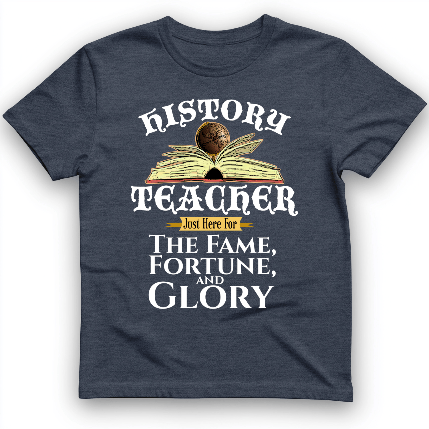 Fame Fortune Glory T-Shirt Heather Navy / S