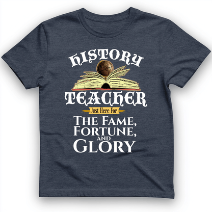 Fame Fortune Glory T-Shirt Heather Navy / S