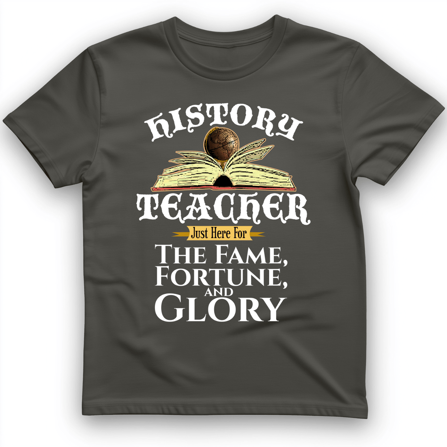 Fame Fortune Glory T-Shirt Charcoal / S